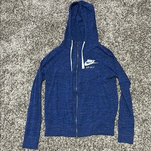 Nike Navy Full-Zip Hoodie